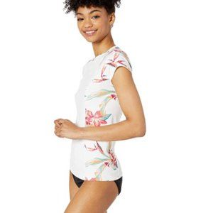 Roxy Women's Rashguards Bright - Bright White Trop
